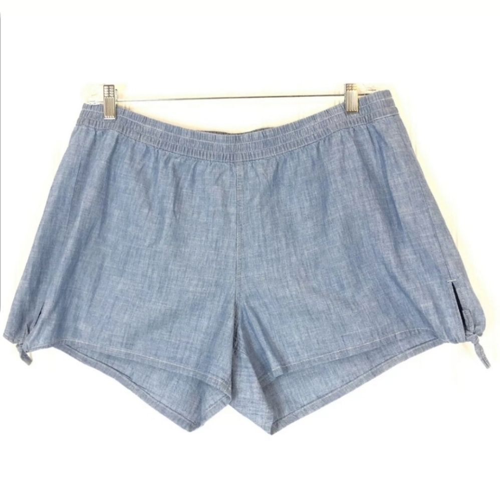 Madewell Pale Blue Chambray Shorts - Picture 2 of 6